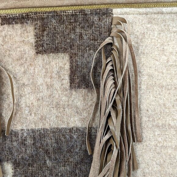 Alpaca Fringe Lumbar Pillow - Picture 4 of 6